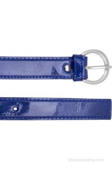 Viva Girls, Women Blue Artificial Leather Belt(Navy, silver) Viva Girls, Women Blue Artificial Leather Belt(Navy, silver)